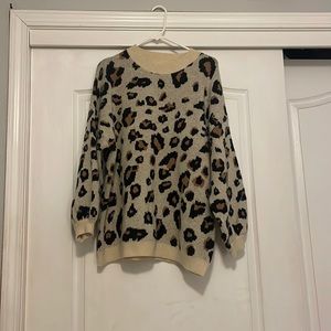 Cheetah sweater